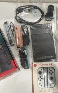 نینتندو سوییچ ۲ همراه دسته اضافه و شارژر و بازی اک