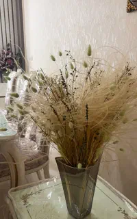 گل های خشک و پر