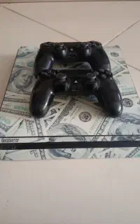 ps4 اسلیم یک ترابایت کپی خور دو دسته