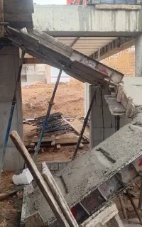 اسکلت فلزی، آرماتور بندی،قالب بندی بتن ریزی