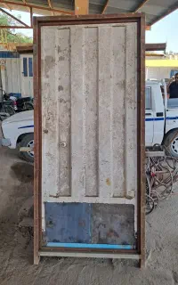 درب حیاط تک لنگه تمیز بازسازی شده
