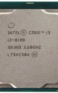 cpu i3 8100 سی پی یو