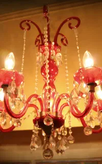 لوستر کریستالی پنج شاخه و چهارشاخه