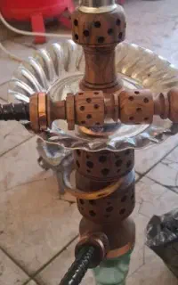قلیان چوب ریشه گردو ست زنبوری
