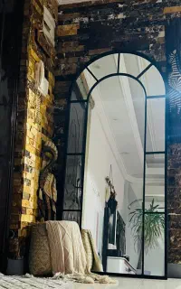 آینه قدی قاب فلزی