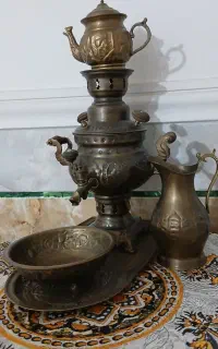 با سلام  سماور دکوری