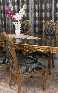میز ناها خوری سلطنتی استیل