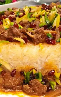 قیمه نثار خانگی