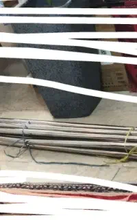 12عددمیله قطر کوچک‌نو مناسب چوب لباسی آویز فرش شال