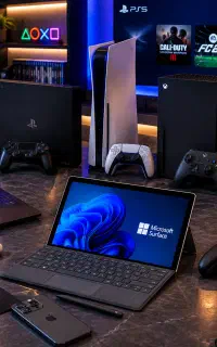 ps4وps5 ولپتاپ