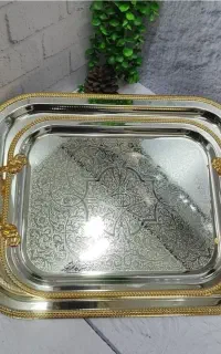 پخش سینی استیل تک و جفتی ضخیم + انواع سوفله خوری