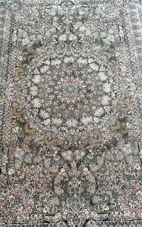 دو عدد فرش ۶ متری کاشان هزارو دویست شانه