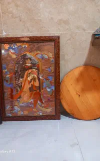 قاب عکس و تخته چوب
