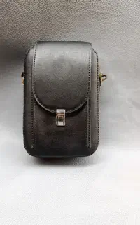 ست کیف و کمربند چرم طبیعی دست دوز