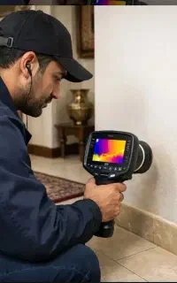 نقطه زنی تصویری نشت یابی تشخیص ترکیدگی حومه فوری