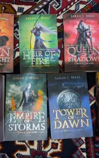 مجموعه کتاب رمان زبان اصلی انگلیسی throne of glass