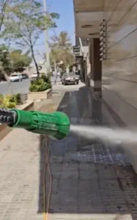 شستشوی نما و حیاط با فشار آب