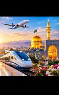 تور مشهد و بلیط قطار و هواپیما با مجوز رسمی