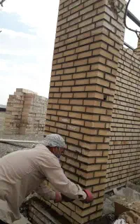 اجرای نمای سوله و محوطه