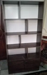 کتابخانه کمد دار شلف ایستاده قفسه و تخت