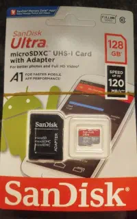 رم ۱۲۸ گیگابایت سندیسک ،سرعت بالا، اورجینال