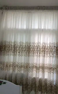 دو عدد پرده حریر درجه یک