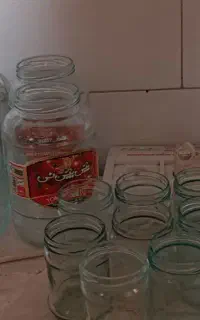 9تاشیشه بزرگ +۱۰تاشیشه متوسط+۱۰شیشه کوچیک