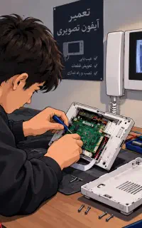 تعمیر تخصصی آیفون تصویری