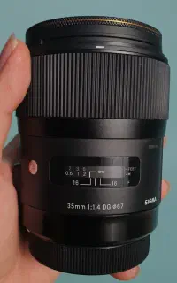 لنز سیگما کنون ۳۵ میلیمتر f1.4
