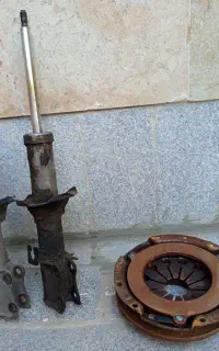 یک جفت کمک جلو پراید همراه با دیسک صحفه جلو