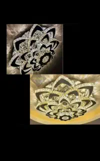 لوستر الماس.کهکشانی سقفی کد.69325.AC light