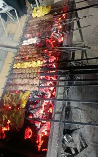 بله کباب و جگر