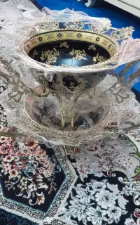 کاسه و بشقاب میوه خوری و شیرینی خوری برنجی