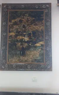 تابلو فرش کوچ عشایر دستبافت