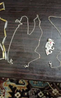 چهار عدد زنجیر نو رنگ استیل ثابت