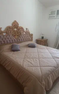 سرویس خواب سلطنتی  پتینه کاری شده سایز ۱۸۰