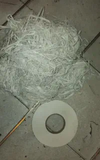پوشال کاغذی سفید