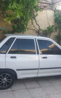 پراید سفید صدفی لاکاغذی