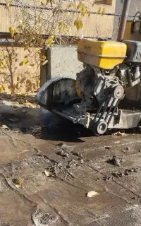 برش آسفالت. ایزوگام صفر تا صد در خدمت شما هستم