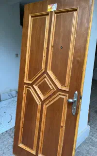 درب چوبی دولنگه