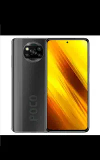 گوشی poco x3 pro رنگ مشکی ۱۲۸ حافظه رم ۶+۲