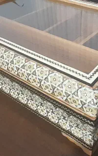 جعبه دمنوش خاتم کاری زیبا و کاملا نو