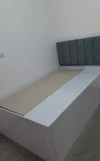 تخت یک نفره به همراه ۳ کشو