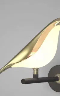 اباژور دیواری سه بعدی مدل پرنده