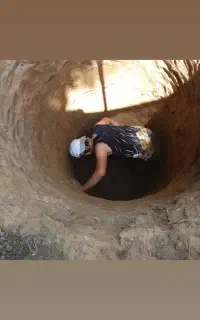 حفاری  چاه دهنه باز واگو.باسابقه بیش از بیست سال