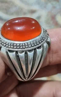 انگشترعقیق نقره