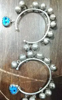 میل زنگل پای بچه نقره