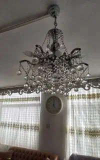 سه عدد لوستر با دوعدد دیوار کوب