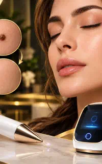 برداشتن خال با دستگاه پلاسما فیوژن