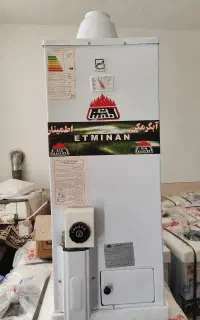 آبگرمکن گازی دیواری مخزن ۵۰ لیتری زودجوش اطمینان